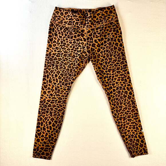 Nike Dri-Fit High Waisted Leopard Print Leggings - Picture 1 of 11